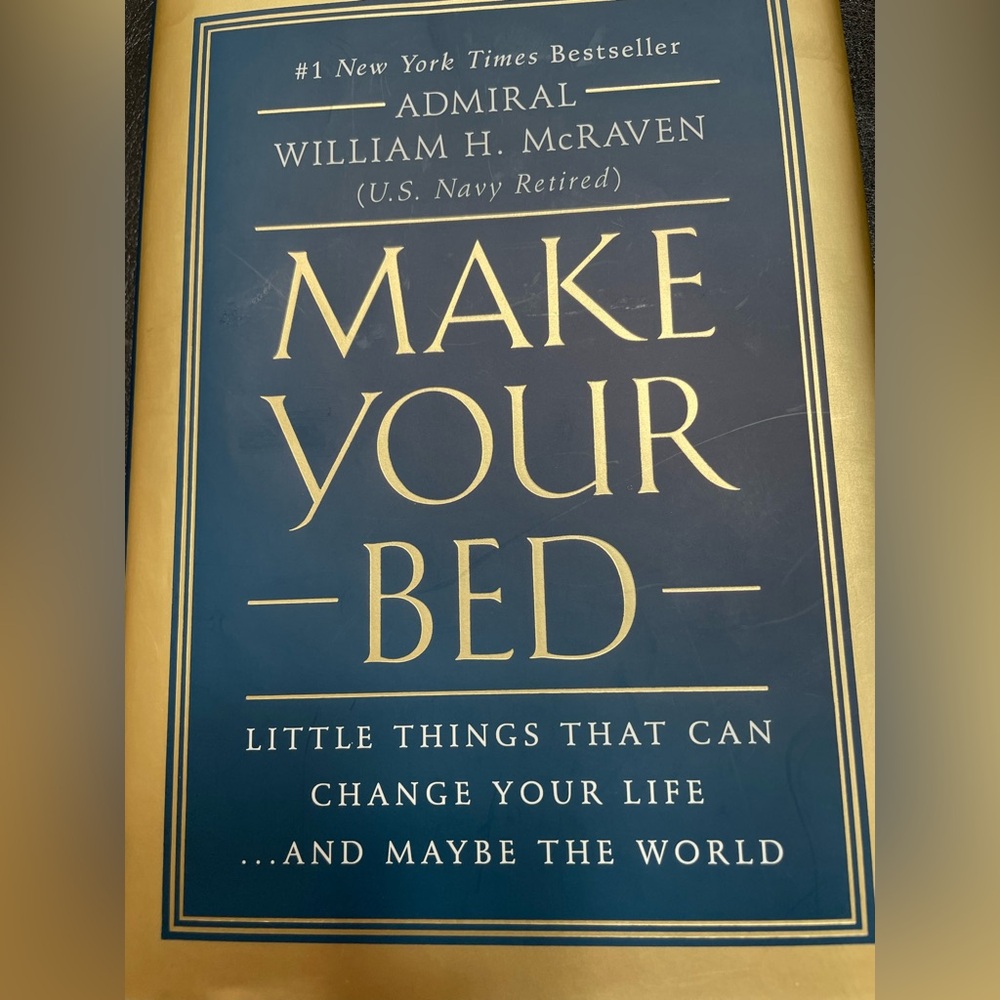 Make Your Bed by Admiral William H. McRaven -Hardcover-Self-Help, Motivational